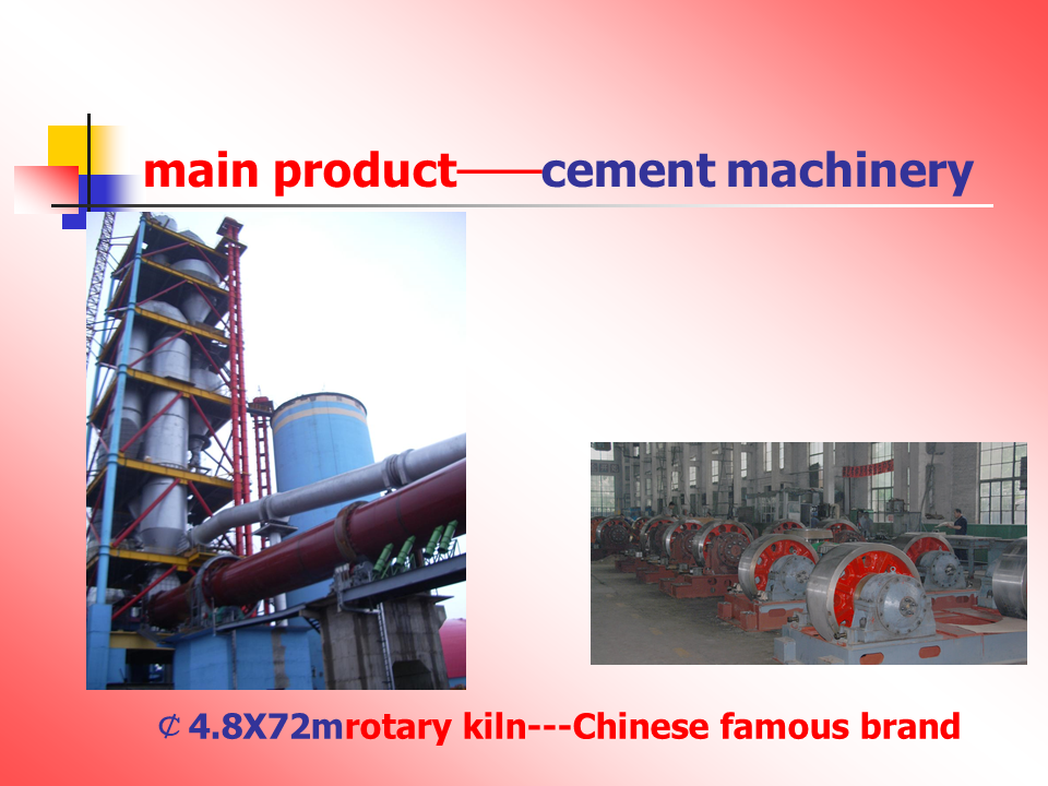 Cement machinery